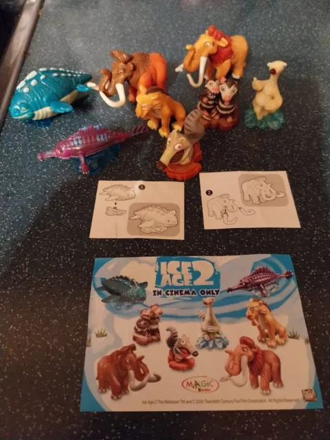 Komplettsatz - ICE AGE 2 + SPIELZEUG + BPZ *** SCHAUEN