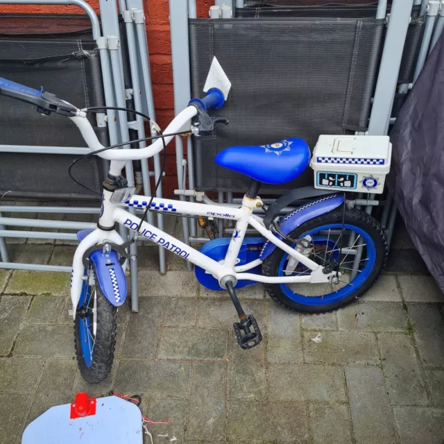 APOLLO POLICE PATROL Kids Bike Halfords 35.00 PicClick UK