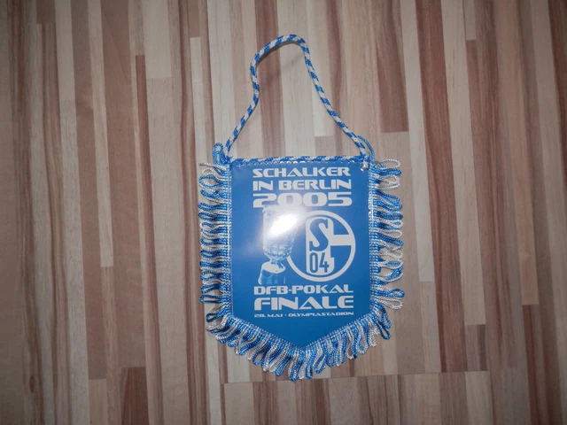 FC Schalke 04  Wimpel - Schalker in Berlin 2005  -  DFB-Pokal Finale 2005