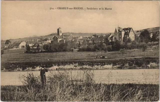 CPA CHARLY sur Marne Saulchery et La Marne (158426)