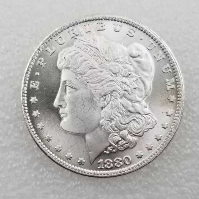 1880 S Morgan Silver Dollar Liberty Head $1 Coin