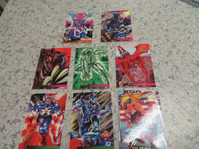 1995 Fleer Flair Marvel Annual 8 Card Lot*77,97,99,101,102,107,108,109*10