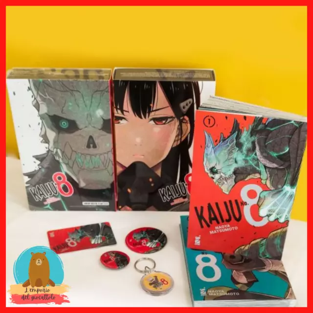 KAIJU No. 8 manga star comics ITA monstrous box volume 1-2 + gadget