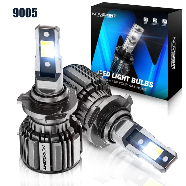 Faro LED Novsight 72w 15000lm 2x 9005 nebbia fanale remoto/abbagliante bianco 6500K