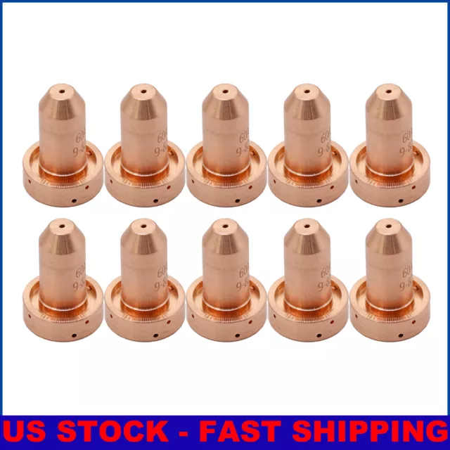 10Pcs Plasma Cutter Nozzle Tips Fit for Dynamics SL60/SL100 P 9-8252