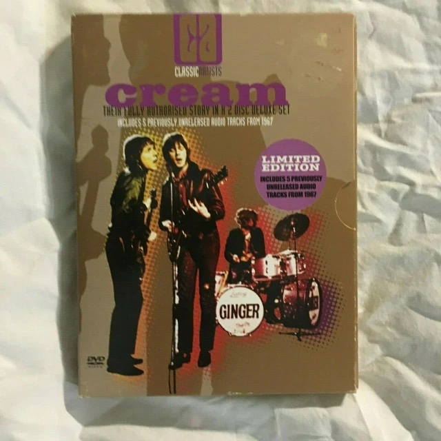 CREAM - THEIR Fully Authorised Story 2 Disc Set - Dvd/Cd