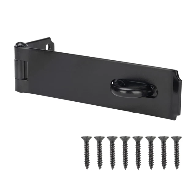 Heavy Duty Door Hasp Latch 7-3/4&quote; Extra Thick Steel Safety G...
