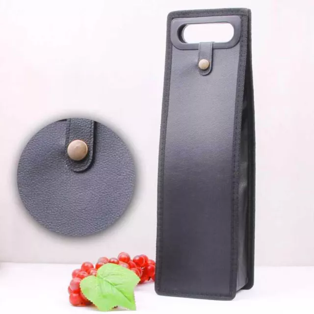 Leather Wine Bottle Carrier Case Tote Bag Sleeve For Bottles Bartender Gift 3