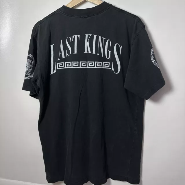 Vintage Medusa Last Kings Egyptian Hieroglyphics AOP 90’s Tee T-Shirt USA XL 2