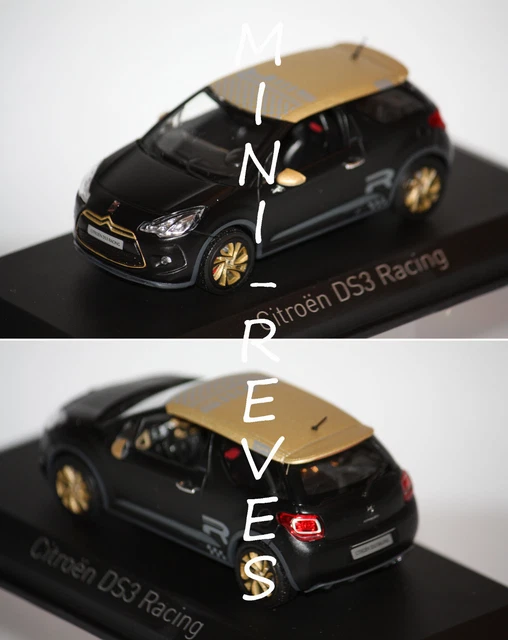 Norev Citroën DS3 Racing 2013 - Noir Mat Et Or - 1/18 - Réf 181547 - Neuve