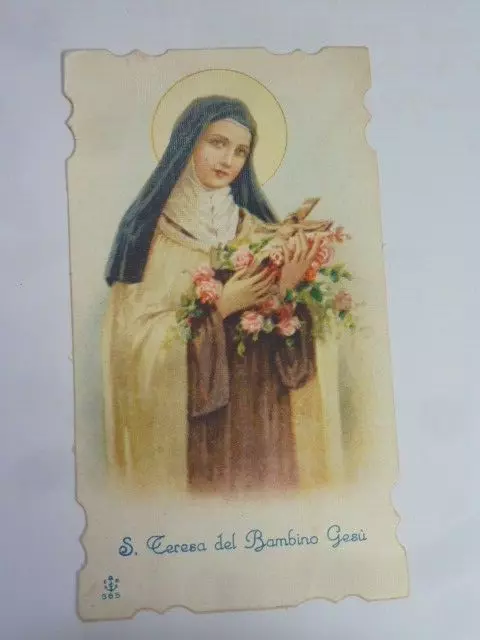 Santino Holy Card - Santa Teresa del Bambino Gesù - ----(SA01)