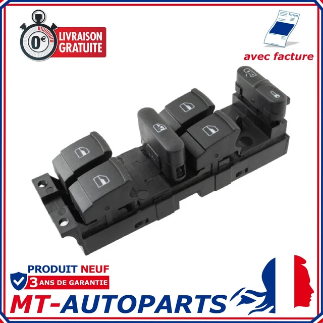 Bouton Commande De Leve Vitre Pour Vw Golf Mk4 4 Iv Passat B5 Toledo Leon