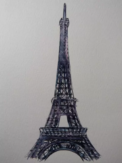 A Walk in Sketches: Remembering Paris - Bridge