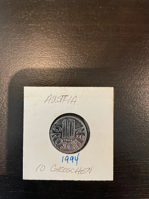 Austria 10 Groschen Coin from 1994 2