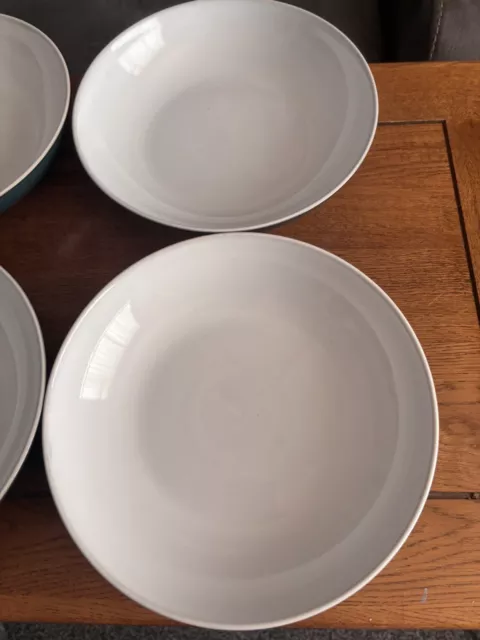 4 Denby Greenwich Pasta Bowls