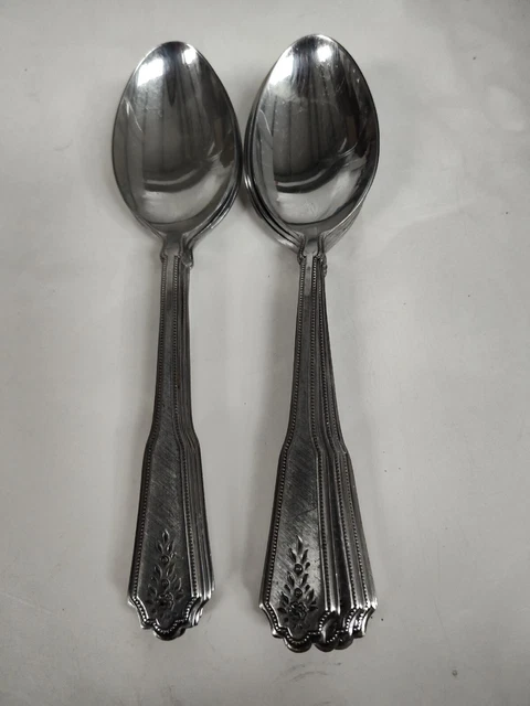 Set Of 35 Pieces Of Rogers Co. Brentwood Stainless Silverware From Korea