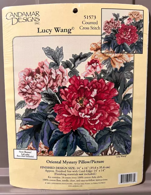 Candamar Designs ORIENTAL MYSTERY Pillow/Picture Counted Cross Stitch #51573