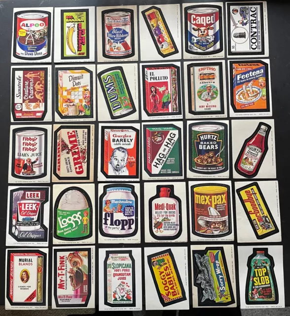1974 Topps Wacky Packages Original Series 7 Stickers YOUR CHOICE