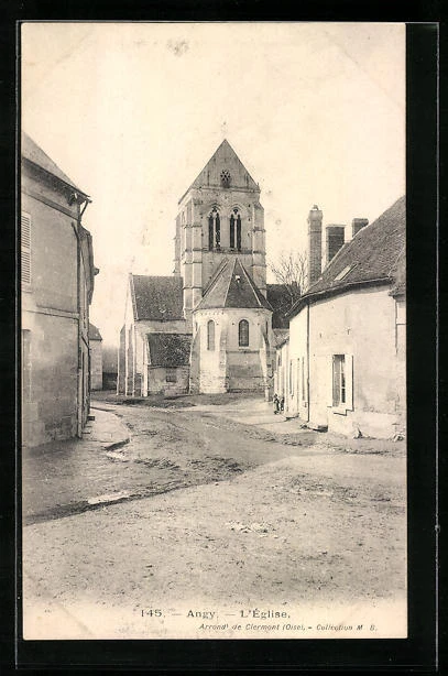 CPA Angy, L´Eglise