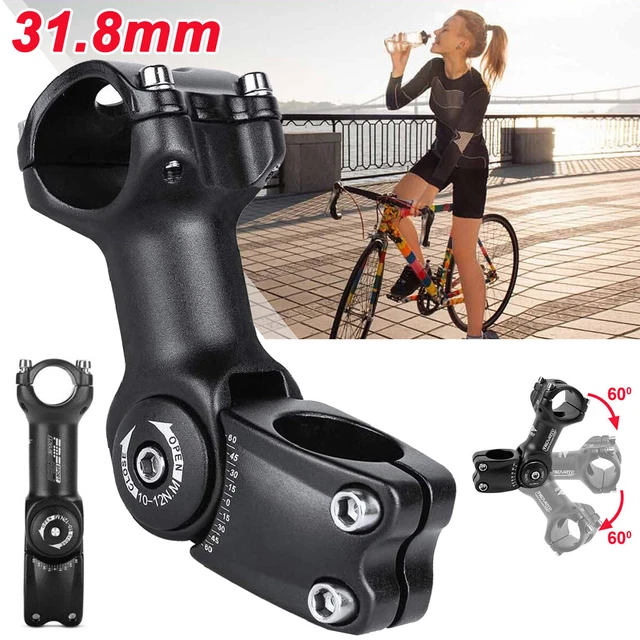 CYSKY 自転車ステム ユニバーサル 31.8mm 25.4mm 調節可能 ± 90度 145mm MTBステム バイクステムライザー ショートハン Bike Handlebars CYSKY Bike Stem Universal 31.8mm And 25.4mm