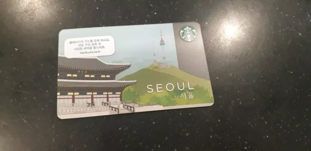 Starbucks card korea Seoul City Card