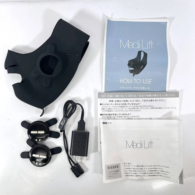 YA-MAN MEDILIFT PLUS EPM-18BB Facial EMS Device Black w