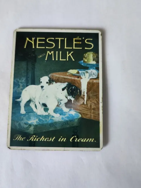 Nestles Swiss Milk The Richest In Cream Tin Sign Fridge Magnet
