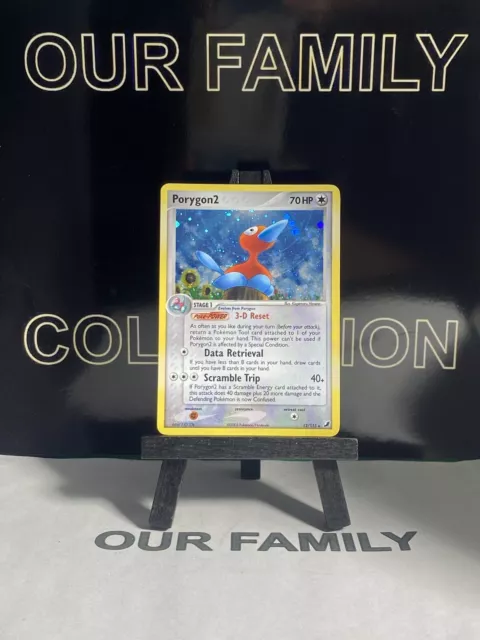 PORYGON 2 Holo 12/115 RARE EX Unseen Forces Pokemon Card 2005