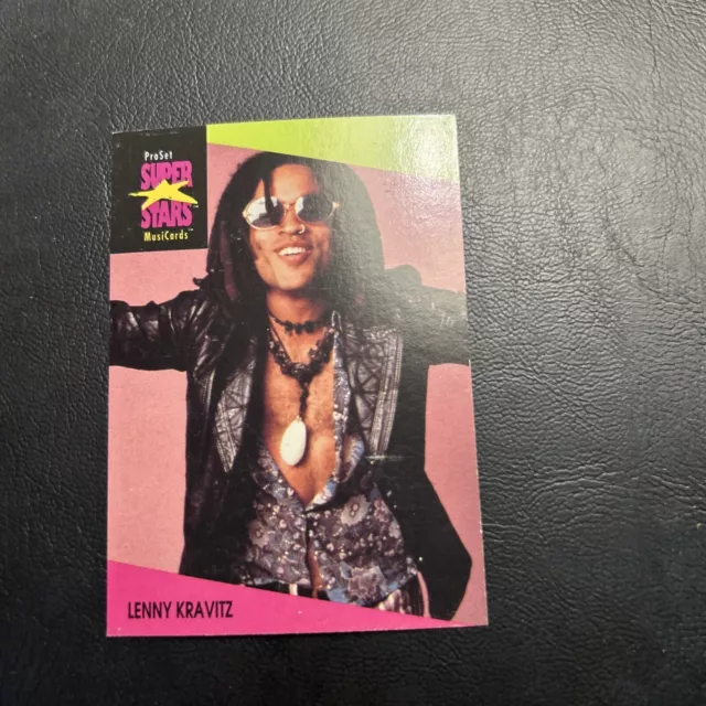 Jb17 Super Stars 1991 ProSet Musicards #61 Lenny Kravitz