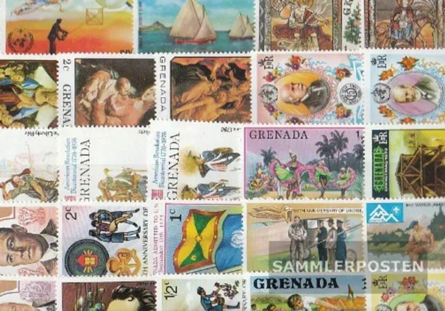 Grenada 100 different special stamps unmounted mint / never hinged