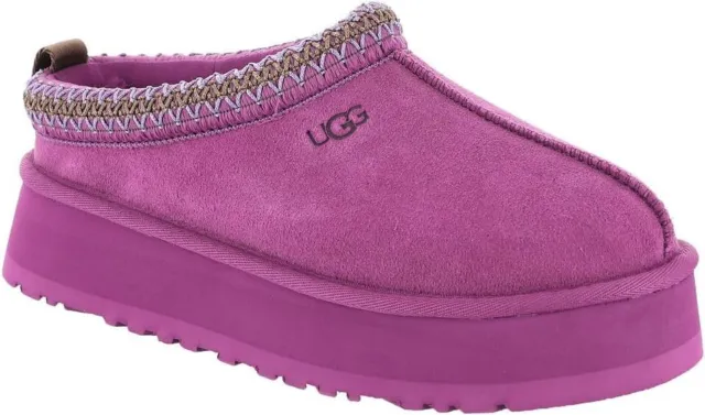 Women's Shoes UGG TAZZ Platform Suede Slippers 1122553 MANGOSTEEN