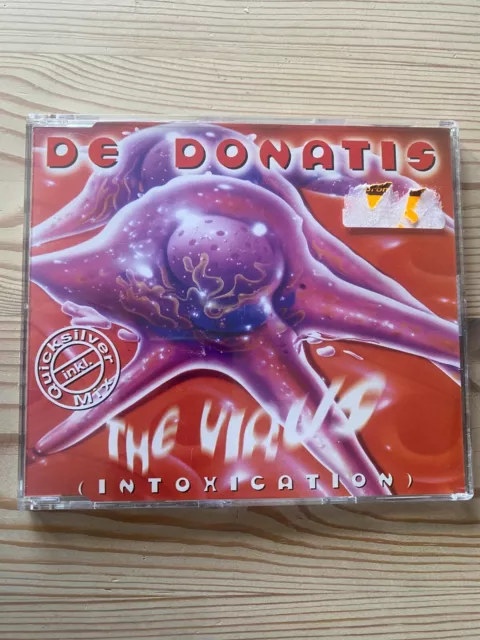 De Donatis – The Virus (Intoxication) 1995 Maxi Single CD Neuwertig