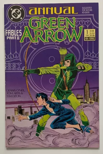 Green Arrow jährlich #1 (DC 1988) Sehr guter Zustand.