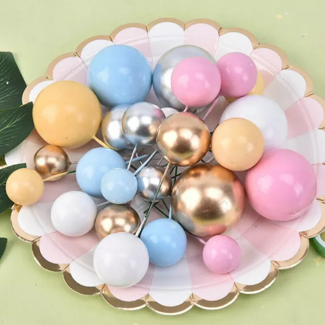 20* Ball Cake Topper fête d'anniversaire baby shower mariage boule de Noël fil