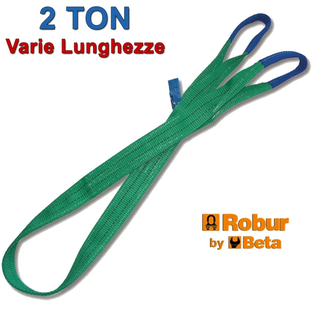 Fascia Di Sollevamento Per Carichi - 3 Metri, Portata 6000Kg, Gialla, Alta Tenacità - Foto 3