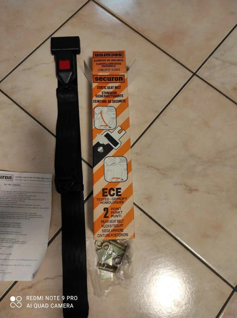 Cintura Di Sicurezza Posteriore Statica Per Toyota Celica Coupe 1994