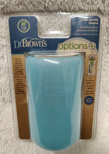 New DrBrown's 100% Silicone Glass Bottle Case - Baby Bottle Silicone Case