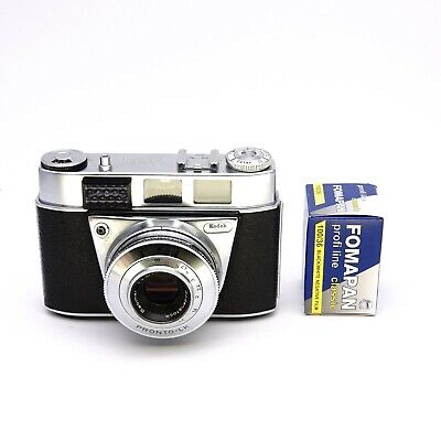 Kodak Retinette Sucher Kamera Rodenstock Reomar 45mm 1:2.8 Objektiv / film SET