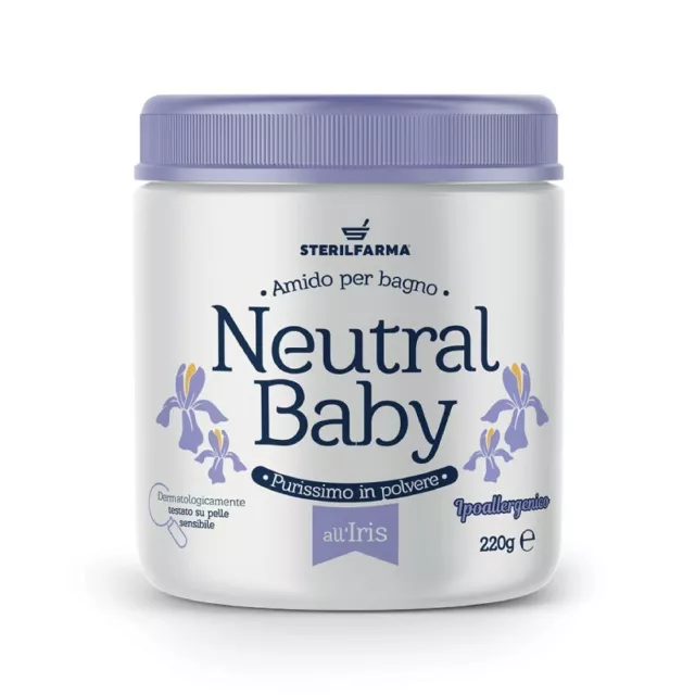 STERILFARMA Neutral Baby all'Iris - Powder bath starch 220 g