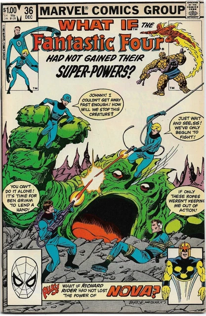 What If#36 Fn/Vf 1981 'Fantastic Four' Marvel Bronze Age Comics