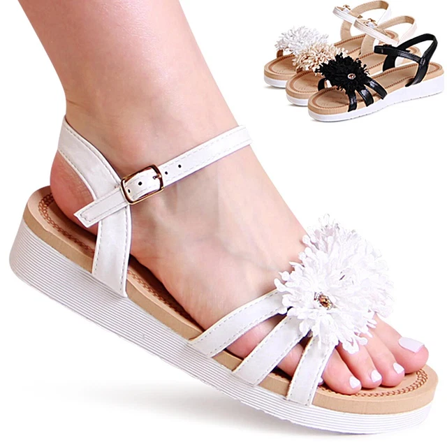 Chaussures Largeur K Femme 43 Chaussures Fixes Décontractées Boucle Roman Vêtements Femmes Sangle Compensée Sandales Femmes Sandales Femmes Chaussures Jaune Femme, Rose, 41 EU