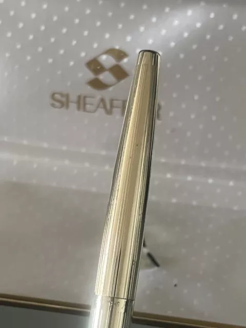 Sheaffer Lápiz Pluma Fuente Lady Flamme Laminado Oro 14k No Nib Vintage 3