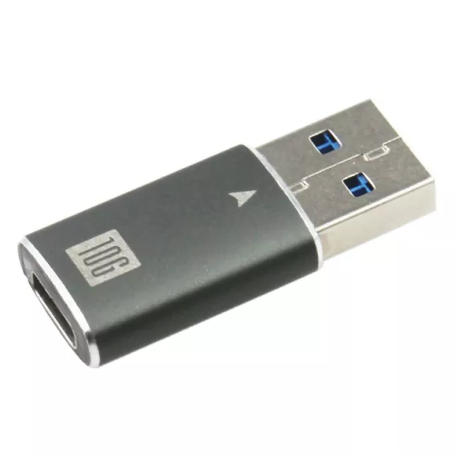 10Gbps Type C Female to USB Male Adapter for Laptop, PC, Charger,