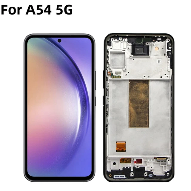 Display LCD con cornice schermo montaggio parti per Samsung Galaxy A54 5GT telefono