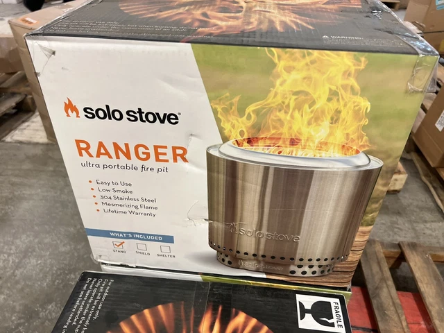 Solo Estufa Ranger Ultra Portátil SSRAN-SD 15"" Fire Pit de acero inoxidable sin humo