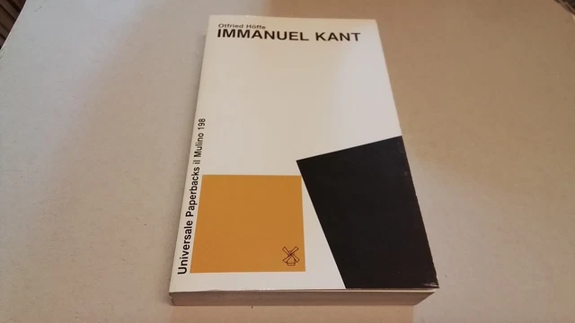 O. HÖFFE, IMMANUEL KANT, IL MULINO 1986, 14d25