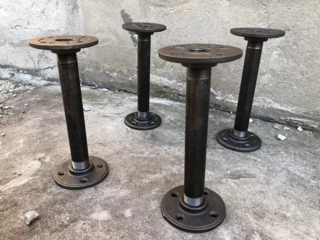 1/2"x18"Long DIY Industrial Pipe Table Legs,Perfect For Coffee Tables Lot Of (4)