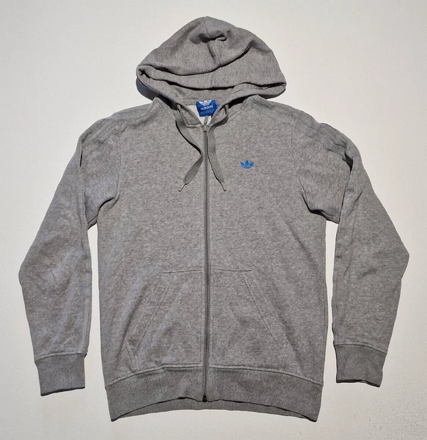 Adidas originals mens classic trefoil full zip hoodie collegiate navy hotsell