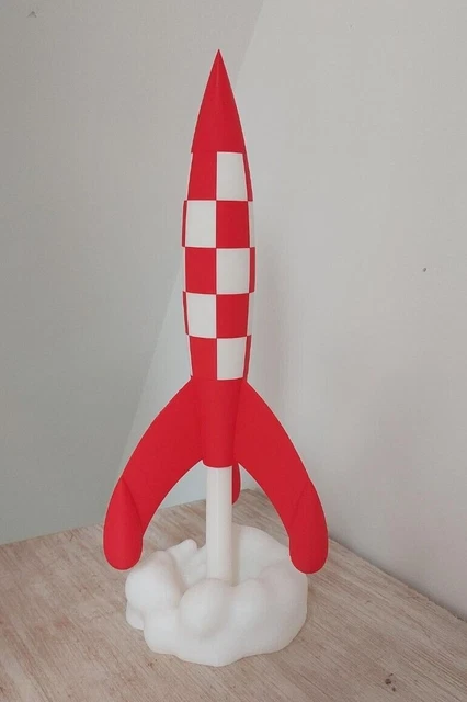 Fusée de Tintin en 3D - Créatif Fabrique