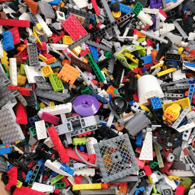 Lego 1 kg lot assorted Mixed Bricks Parts Pieces Minifigure starter random 3